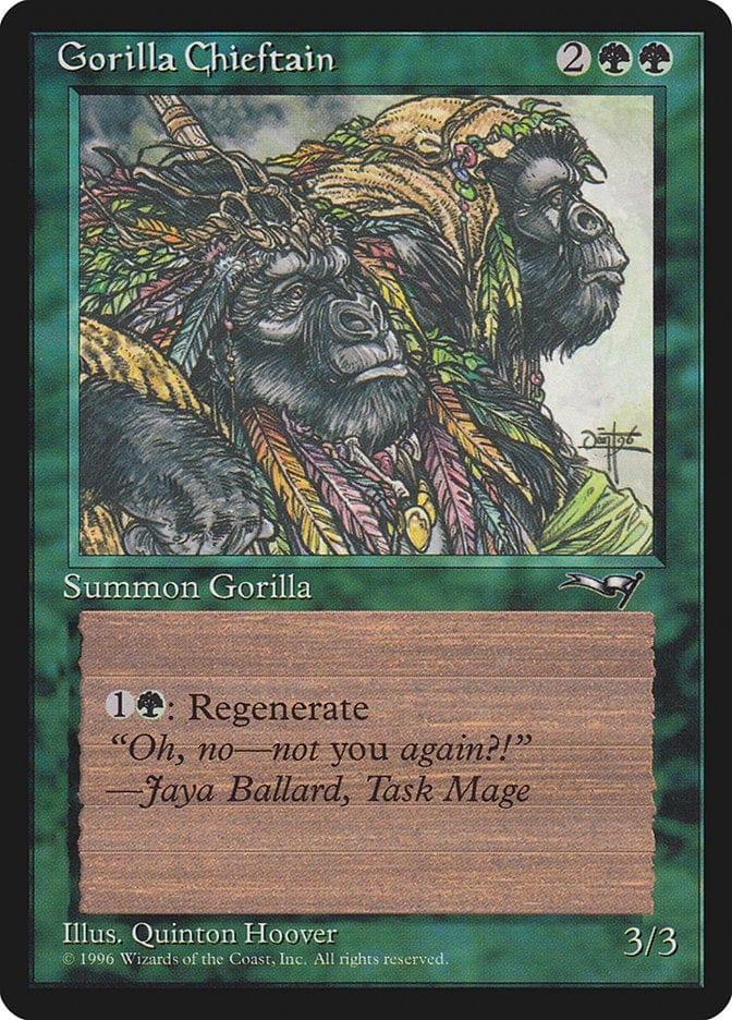 Magic: The Gathering MTG Single Gorilla Chieftain [Alliances]