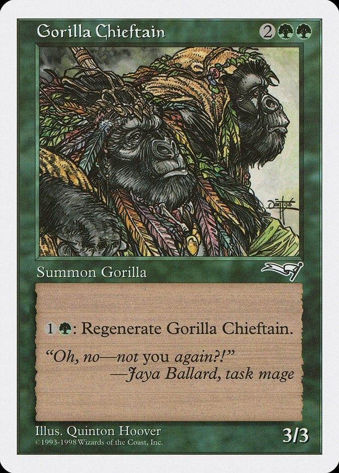 Magic: The Gathering MTG Single Gorilla Chieftain [Anthologies]