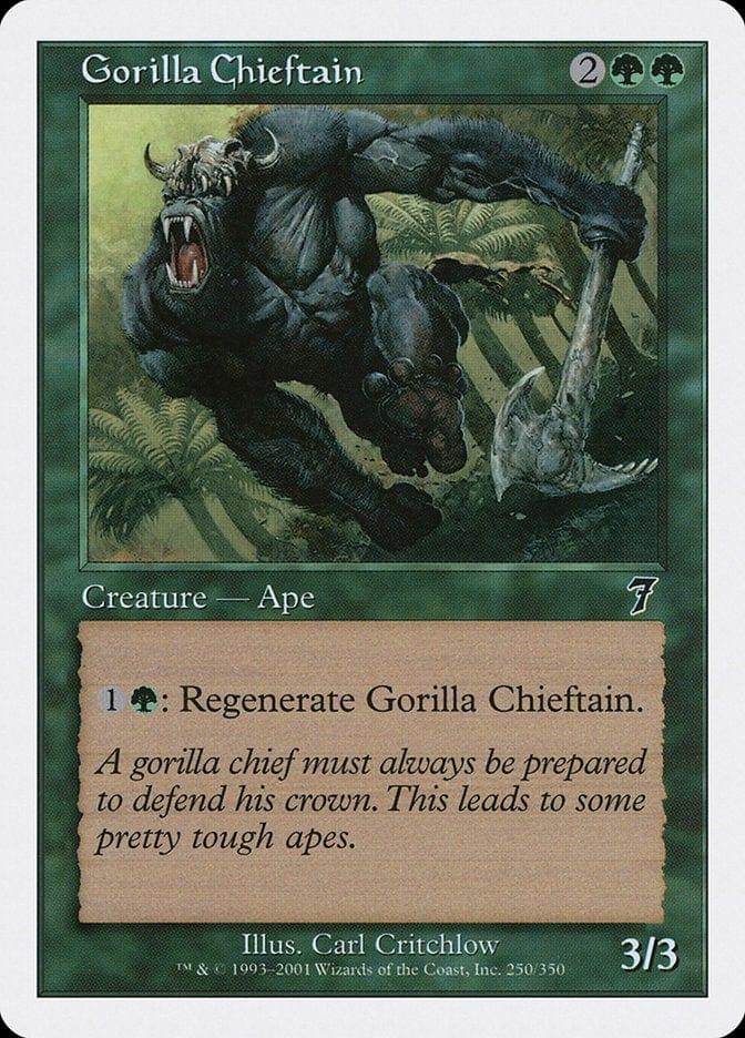 Magic: The Gathering MTG Single Gorilla Chieftain [Seventh Edition]