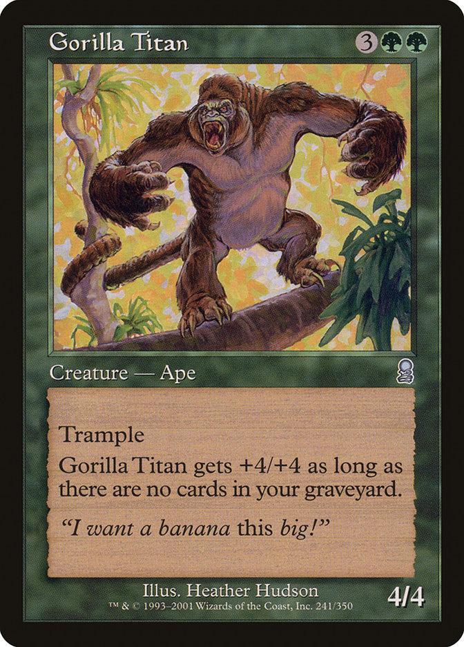 Magic: The Gathering MTG Single Gorilla Titan [Odyssey]