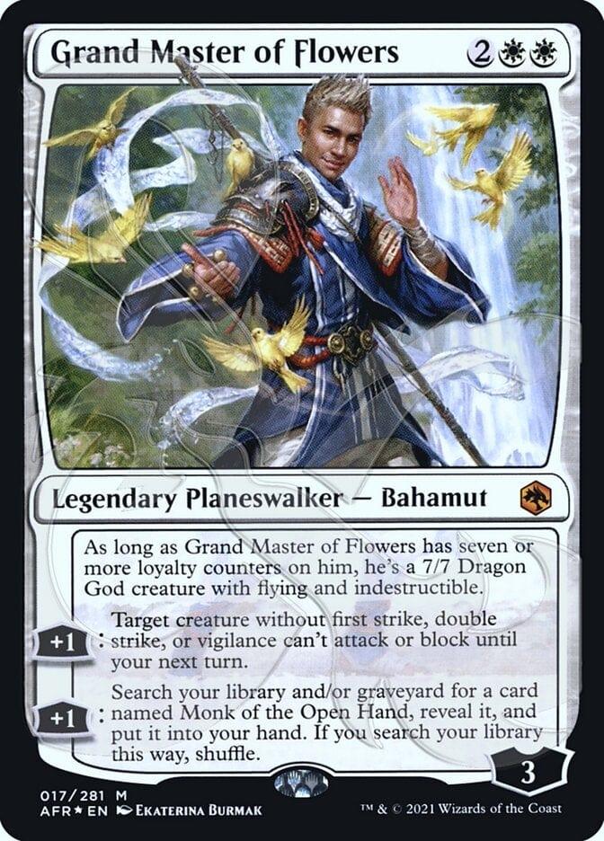 Magic: The Gathering MTG Single Grand Master of Flowers (Ampersand Promo) [Dungeons & Dragons: Adventures in the Forgotten Realms Promos]