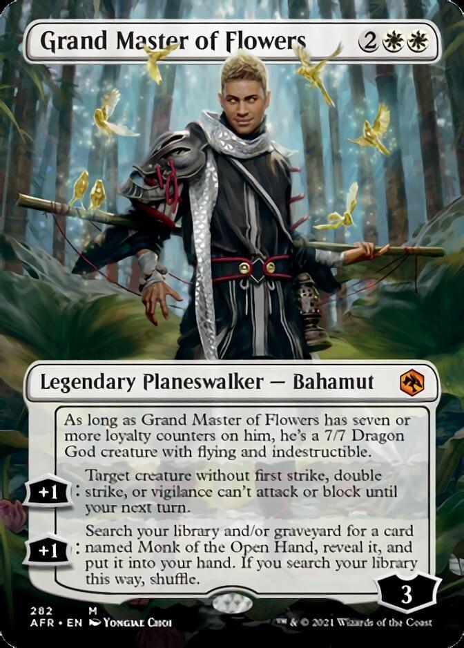 Magic: The Gathering MTG Single Grand Master of Flowers (Extended) [Dungeons & Dragons: Adventures in the Forgotten Realms]