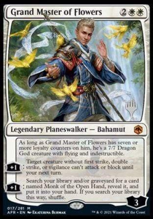 Magic: The Gathering MTG Single Grand Master of Flowers (Promo Pack) [Dungeons & Dragons: Adventures in the Forgotten Realms Promos]