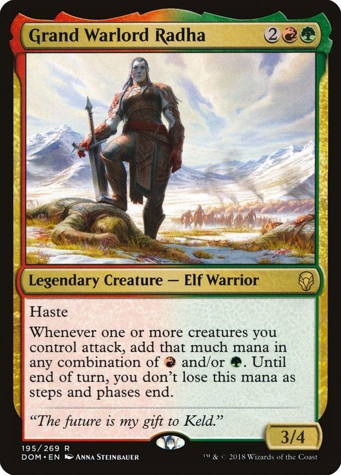 Magic: The Gathering MTG Single Grand Warlord Radha [Dominaria]