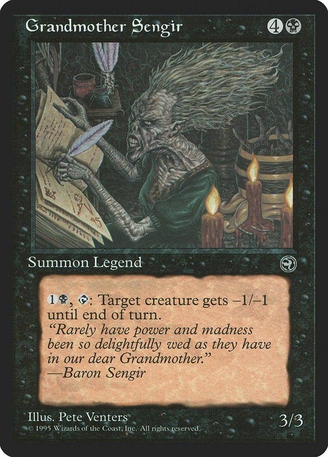 Magic: The Gathering MTG Single Grandmother Sengir [Homelands]
