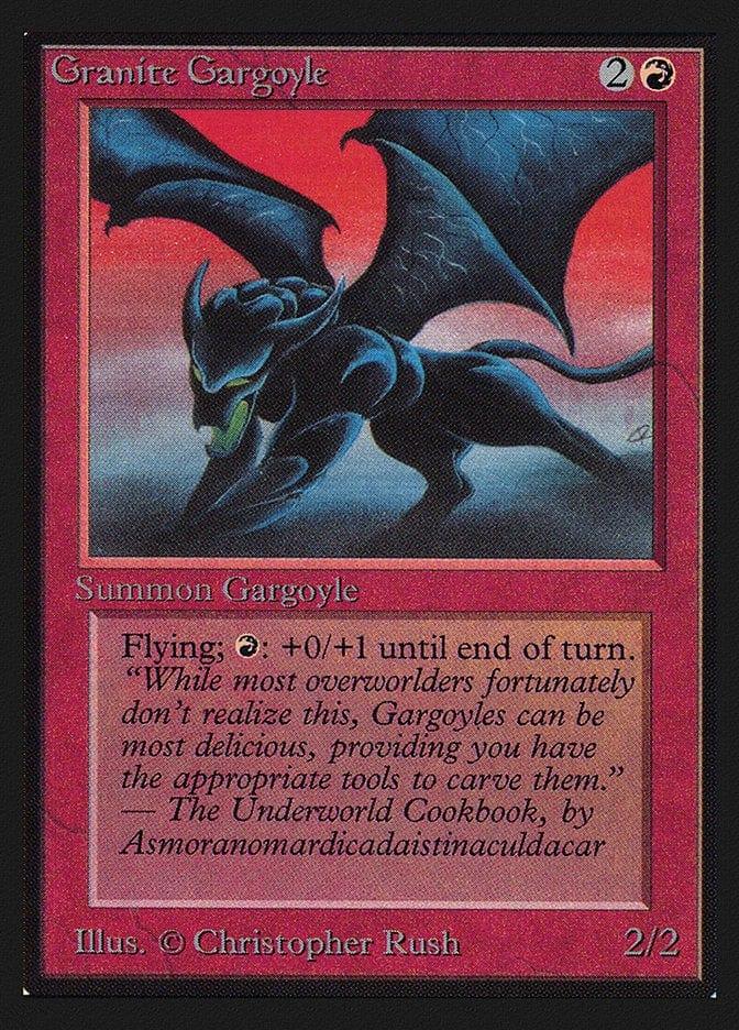 Magic: The Gathering MTG Single Granite Gargoyle [International Collectors’ Edition]