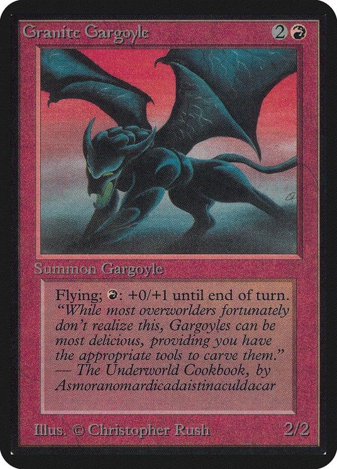 Magic: The Gathering MTG Single Granite Gargoyle [Limited Edition Alpha]