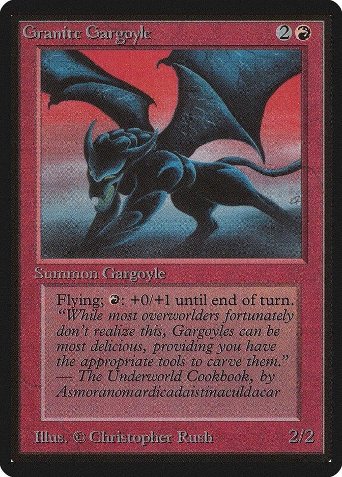 Magic: The Gathering MTG Single Granite Gargoyle [Limited Edition Beta]
