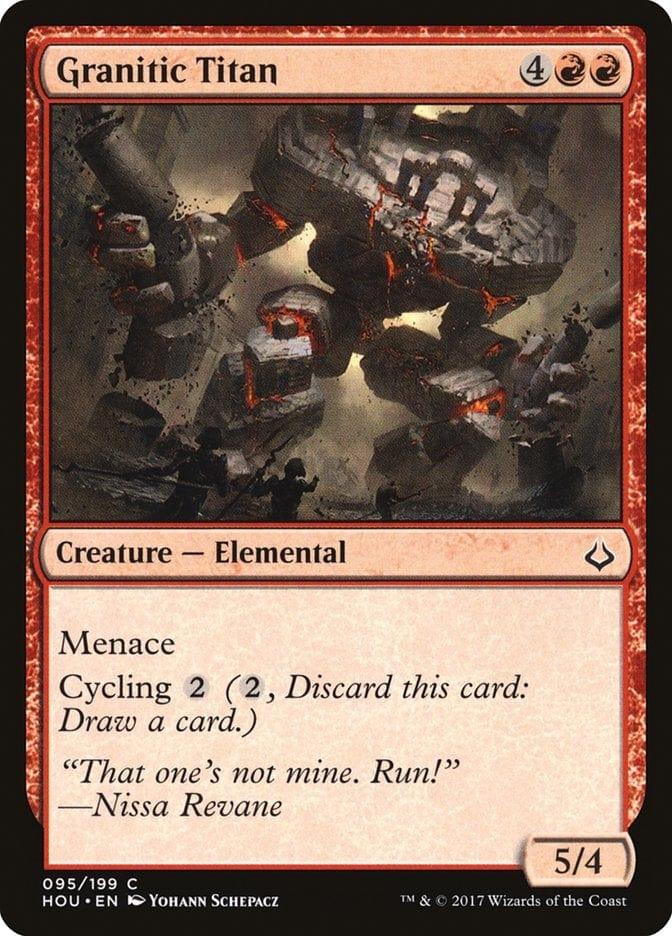 Magic: The Gathering MTG Single Granitic Titan [Hour of Devastation]