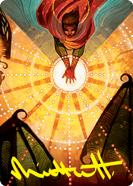 Magic: The Gathering MTG Single Grapeshot Art Card (Gold-Stamped Signature) [Strixhaven: School of Mages Art Series]