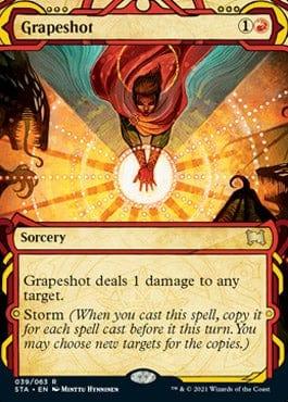 Magic: The Gathering MTG Single Grapeshot (Etched Foil) [Strixhaven Mystical Archive]