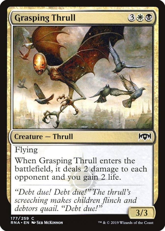 Magic: The Gathering MTG Single Grasping Thrull [Ravnica Allegiance]