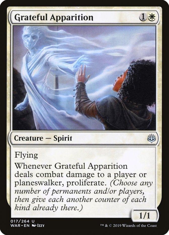 Magic: The Gathering MTG Single Grateful Apparition [War of the Spark]