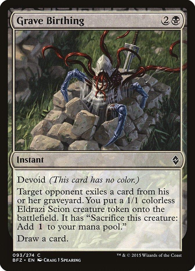 Magic: The Gathering MTG Single Grave Birthing [Battle for Zendikar]
