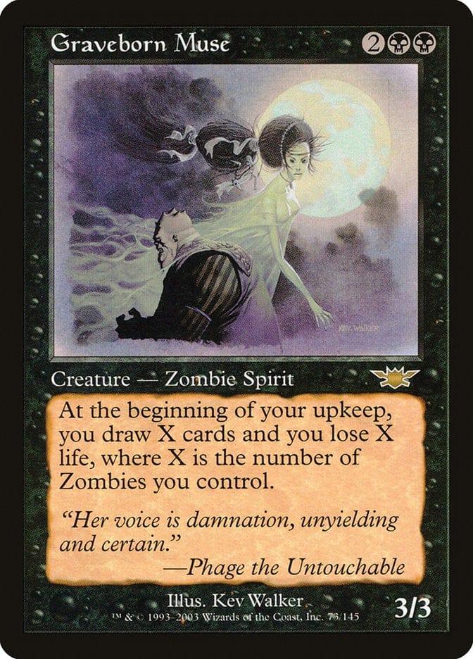 Magic: The Gathering MTG Single Graveborn Muse [Legions]