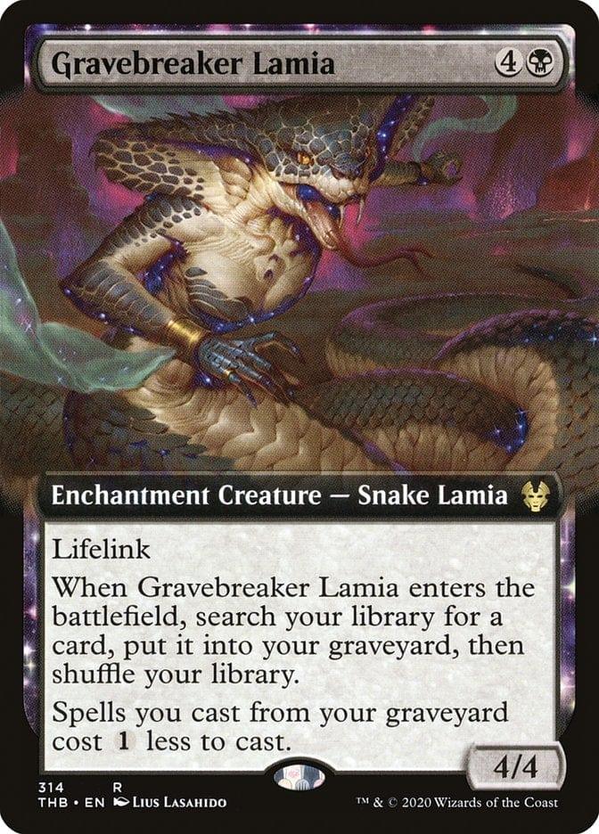 Magic: The Gathering MTG Single Gravebreaker Lamia (Extended) [Theros Beyond Death]