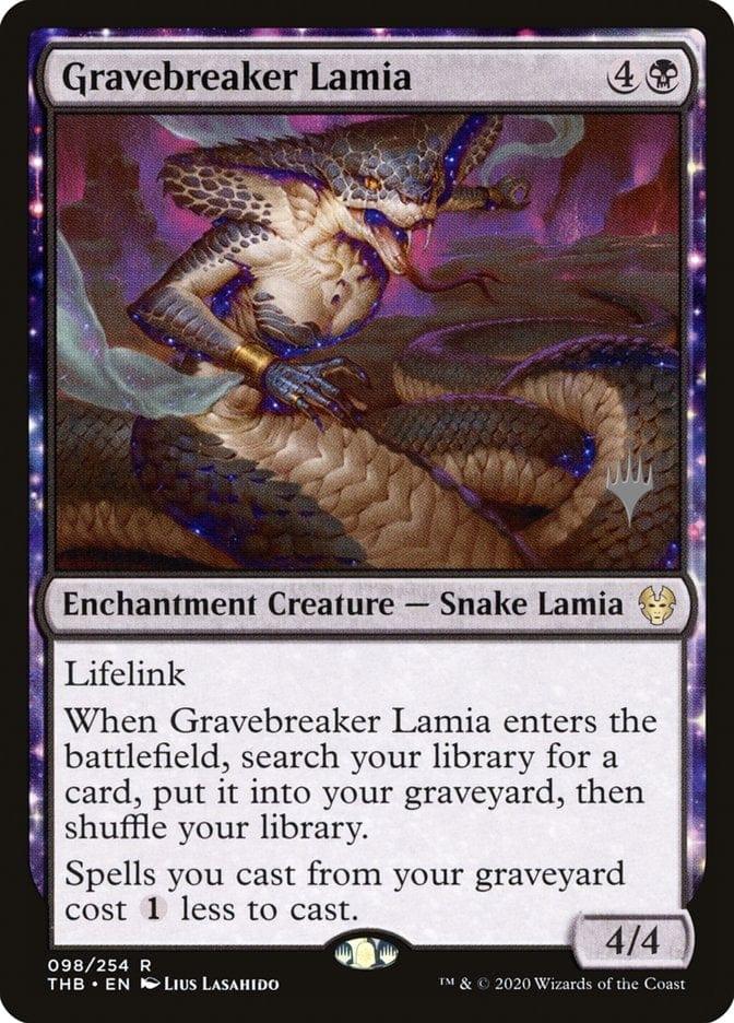 Magic: The Gathering MTG Single Gravebreaker Lamia (Promo Pack) [Theros Beyond Death Promos]