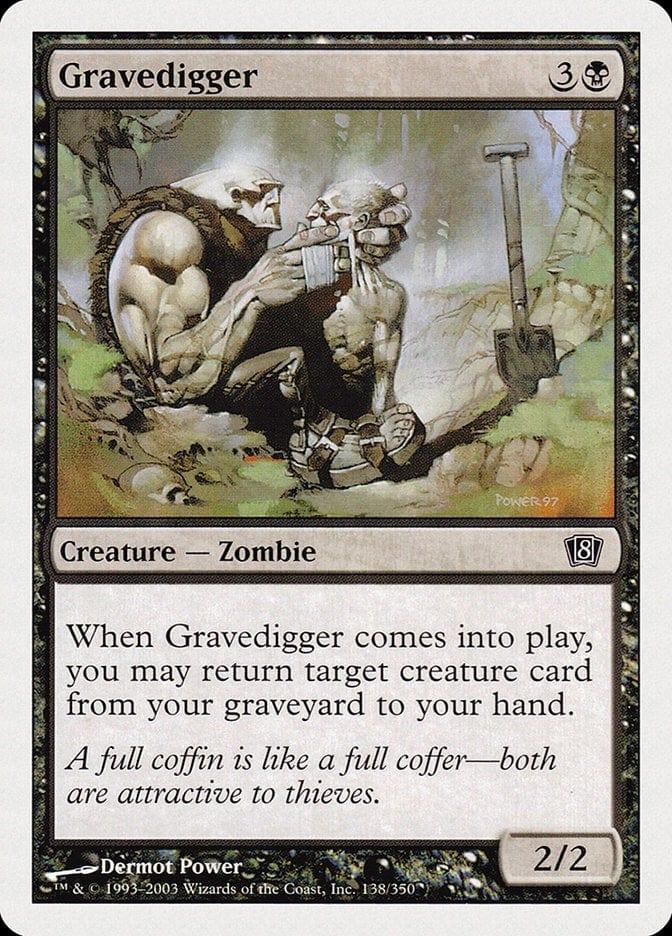 Magic: The Gathering MTG Single Gravedigger [Eighth Edition]