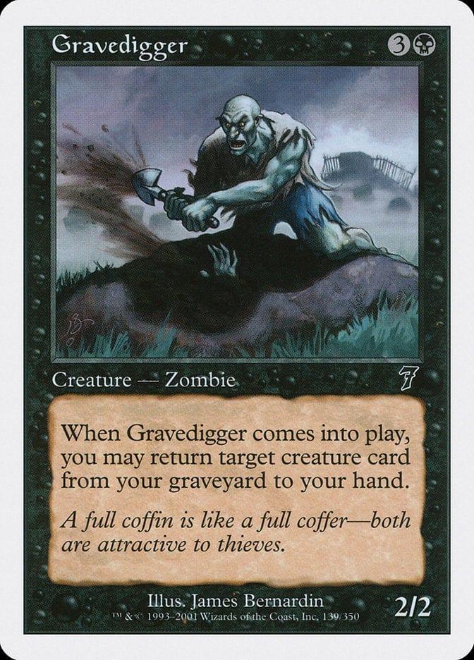 Magic: The Gathering MTG Single Gravedigger [Seventh Edition]