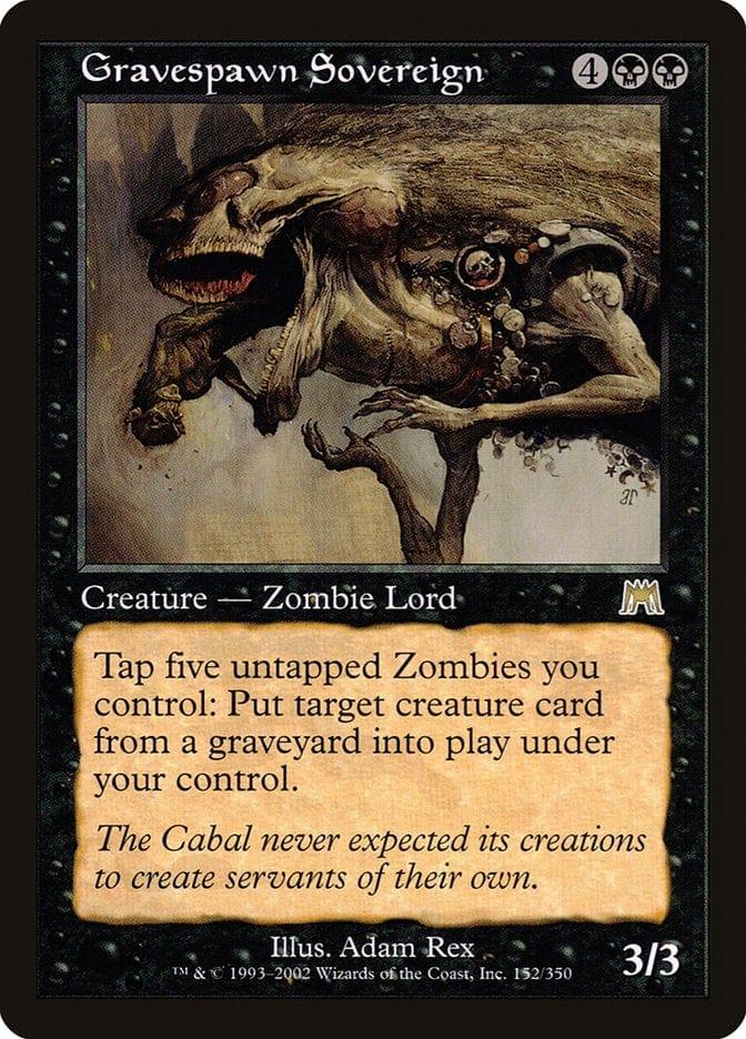 Magic: The Gathering MTG Single Gravespawn Sovereign [Onslaught]