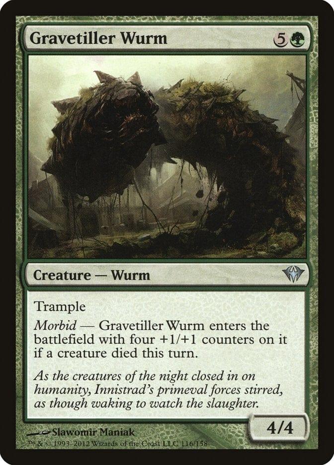 Magic: The Gathering MTG Single Gravetiller Wurm [Dark Ascension]