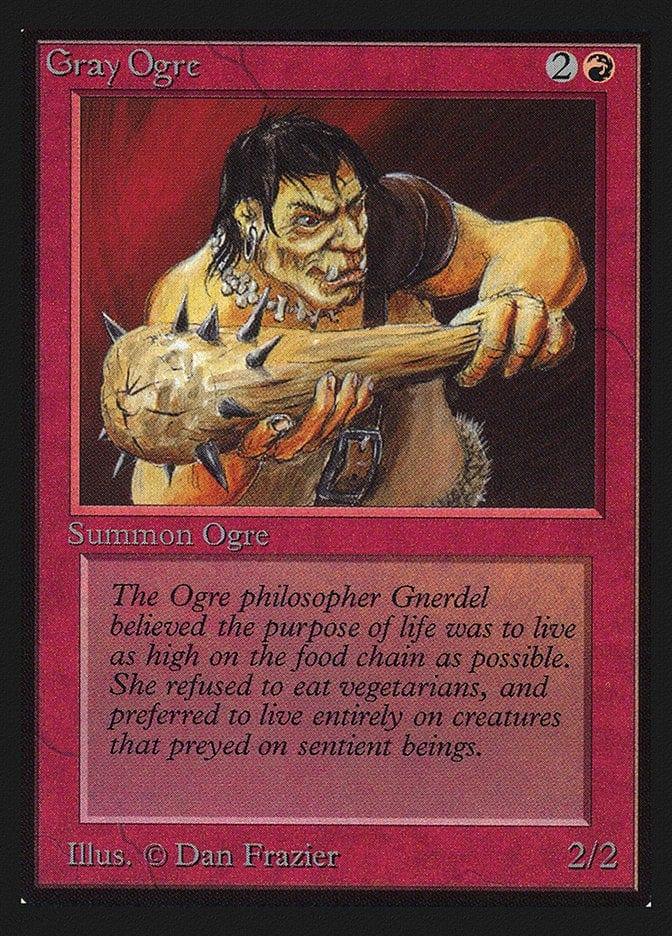 Magic: The Gathering MTG Single Gray Ogre [International Collectors’ Edition]