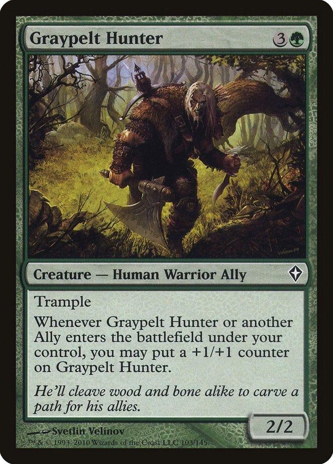 Magic: The Gathering MTG Single Graypelt Hunter [Worldwake]