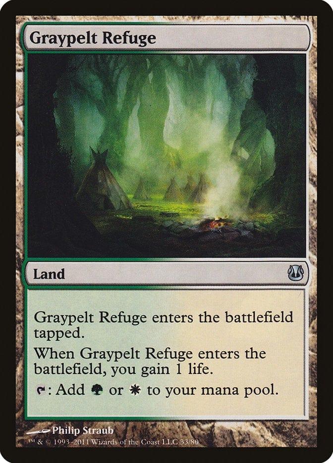 Magic: The Gathering MTG Single Graypelt Refuge [Duel Decks: Ajani vs. Nicol Bolas]