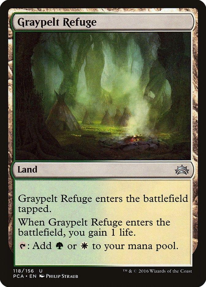 Magic: The Gathering MTG Single Graypelt Refuge [Planechase Anthology]