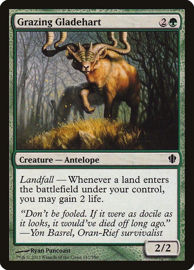 Magic: The Gathering MTG Single Grazing Gladehart [Commander 2013]