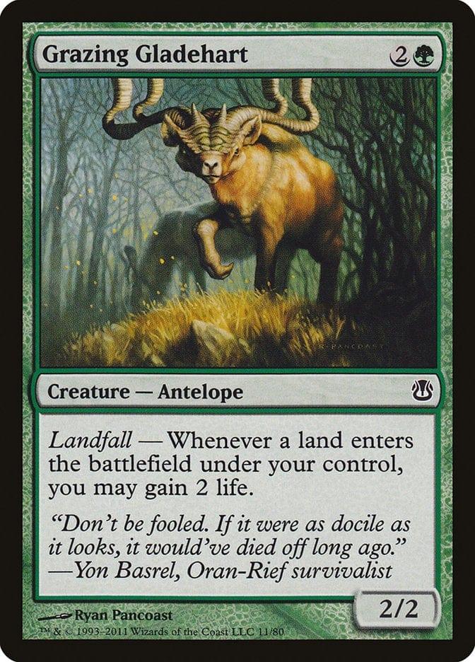 Magic: The Gathering MTG Single Grazing Gladehart [Duel Decks: Ajani vs. Nicol Bolas]