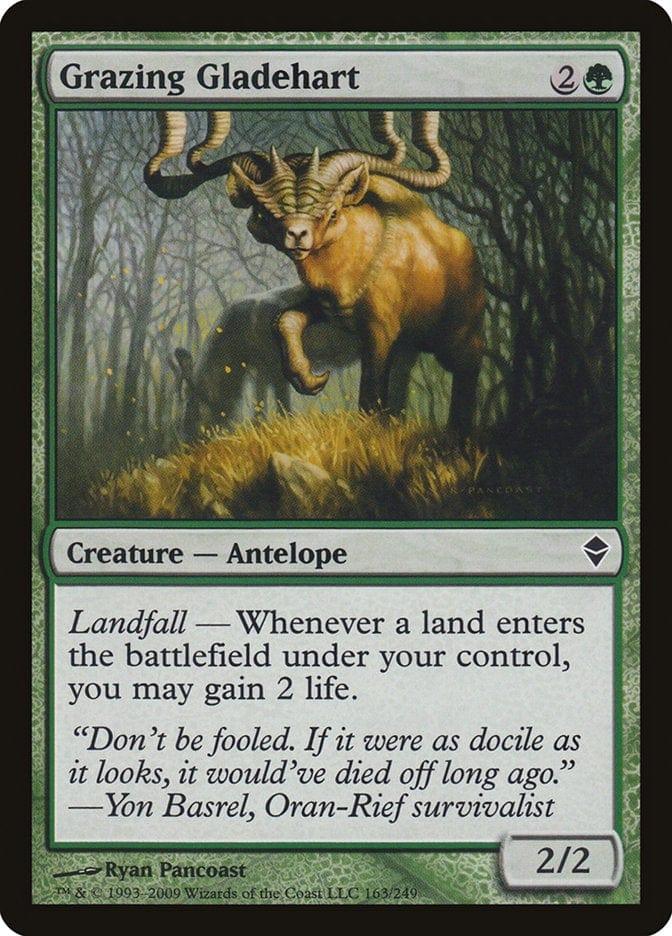 Magic: The Gathering MTG Single Grazing Gladehart [Zendikar]