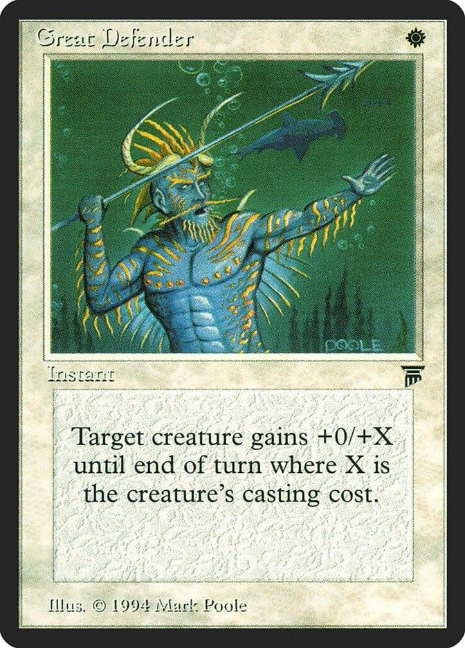 Magic: The Gathering MTG Single Great Defender [Legends]