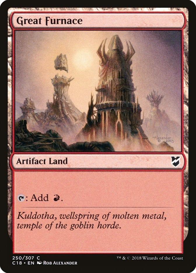 Magic: The Gathering MTG Single Great Furnace [Commander 2018]
