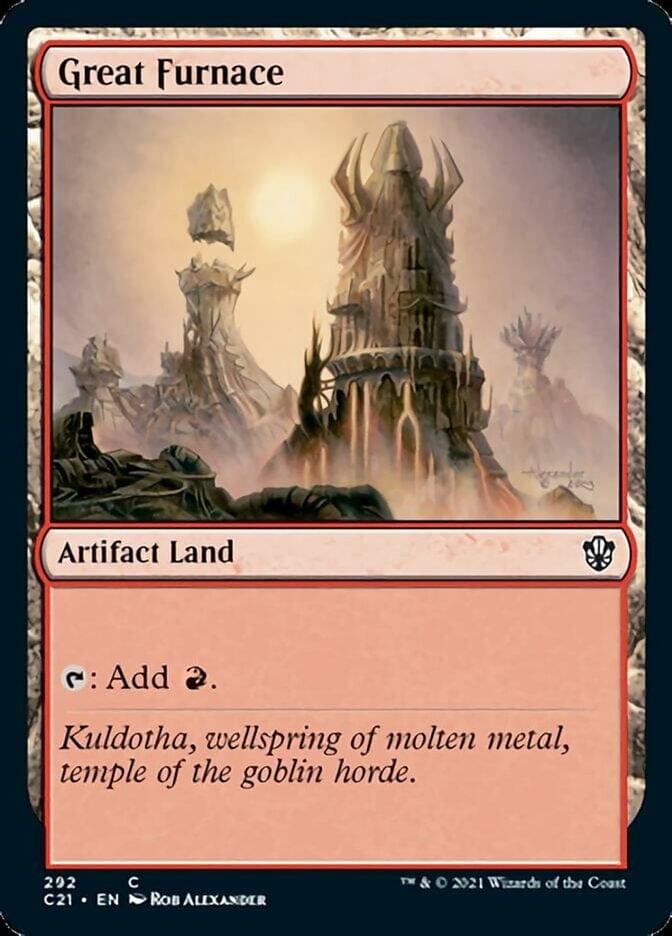 Magic: The Gathering MTG Single Great Furnace [Commander 2021]