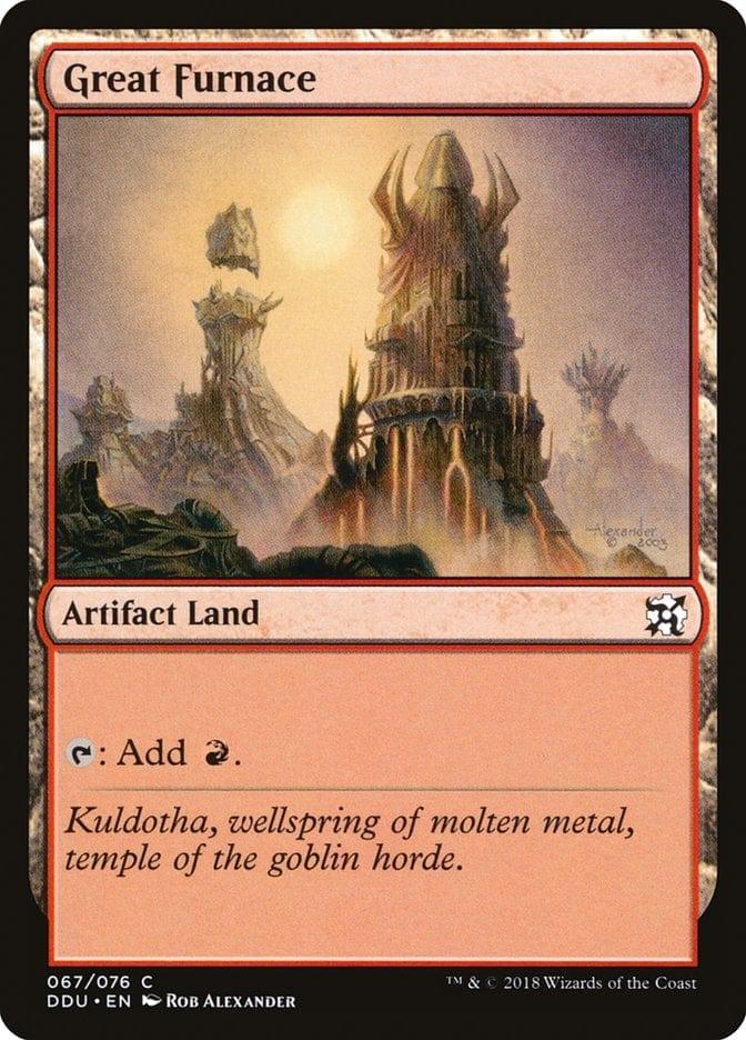 Magic: The Gathering MTG Single Great Furnace [Duel Decks: Elves vs. Inventors]