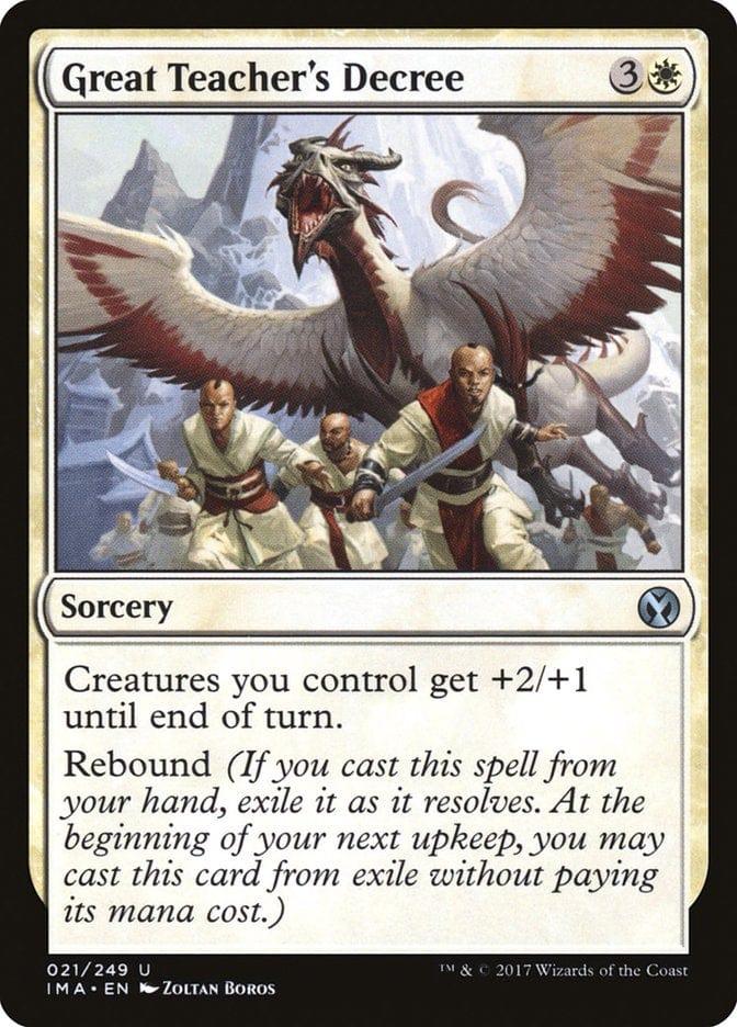 Magic: The Gathering MTG Single Great Teacher's Decree [Iconic Masters]