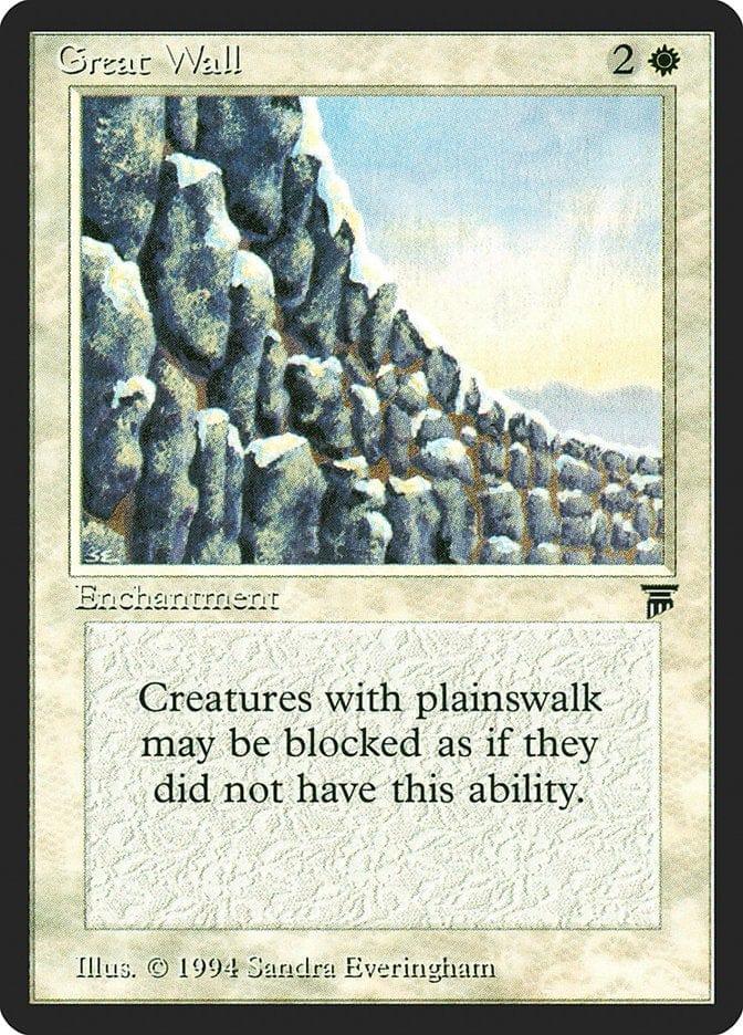 Magic: The Gathering MTG Single Great Wall [Legends]