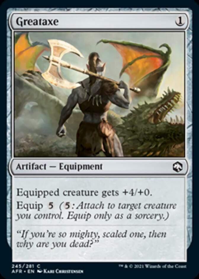 Magic: The Gathering MTG Single Greataxe [Dungeons & Dragons: Adventures in the Forgotten Realms]