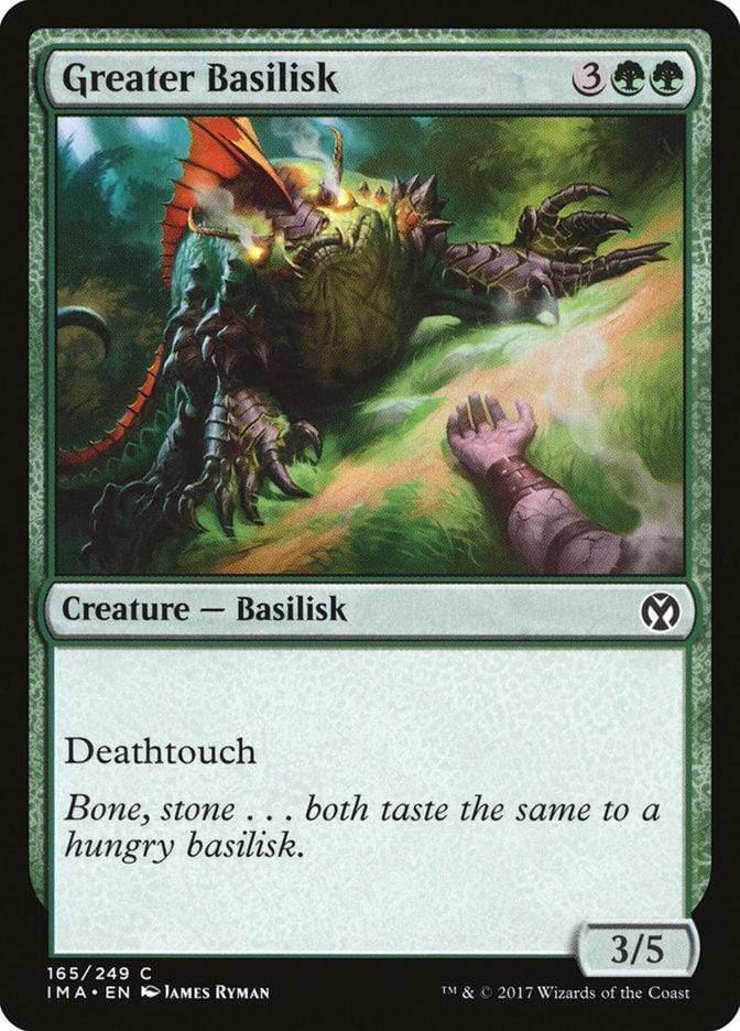 Magic: The Gathering MTG Single Greater Basilisk [Iconic Masters]