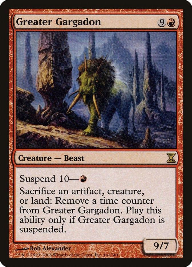 Magic: The Gathering MTG Single Greater Gargadon [Time Spiral]