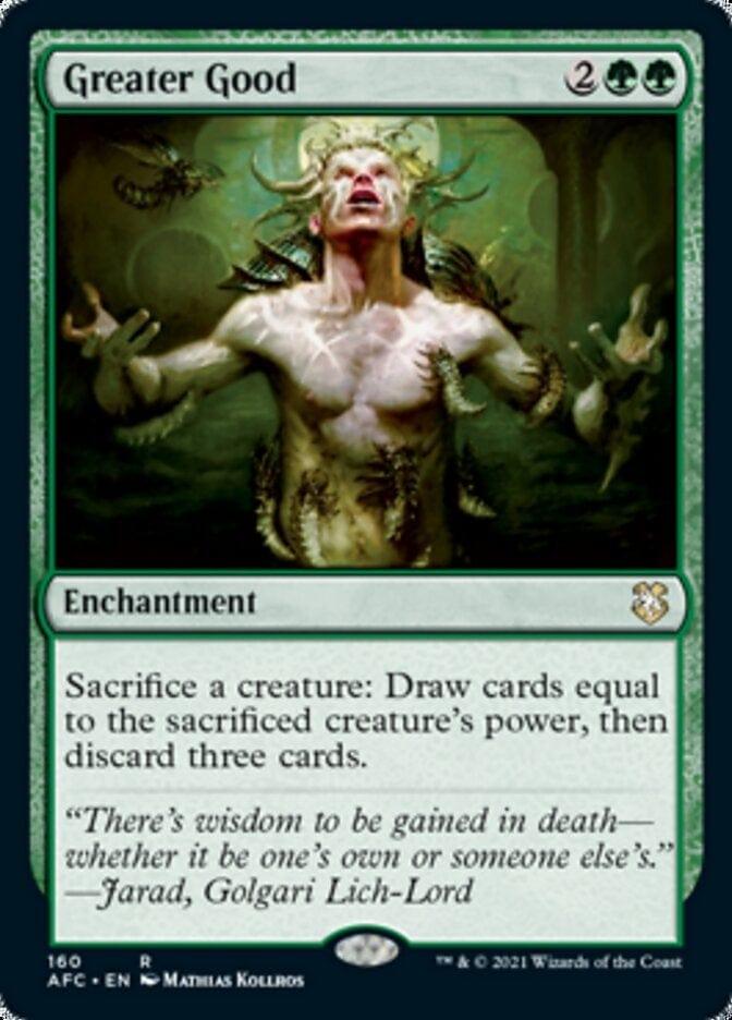 Magic: The Gathering MTG Single Greater Good [Dungeons & Dragons: Adventures in the Forgotten Realms Commander]