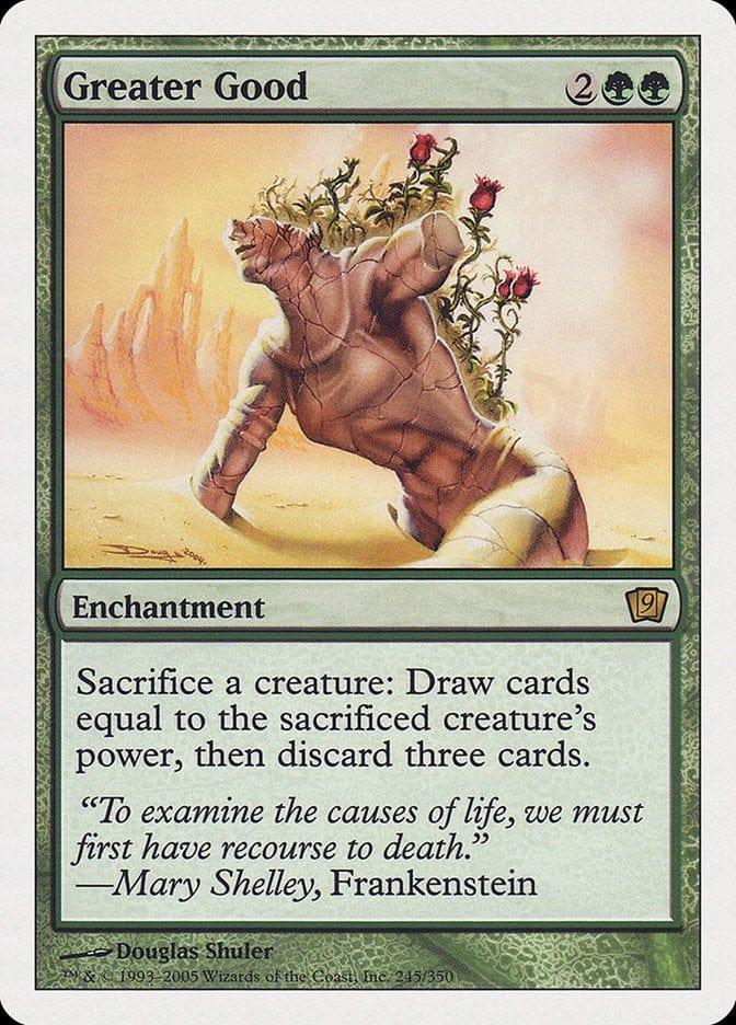 Magic: The Gathering MTG Single Greater Good [Ninth Edition]