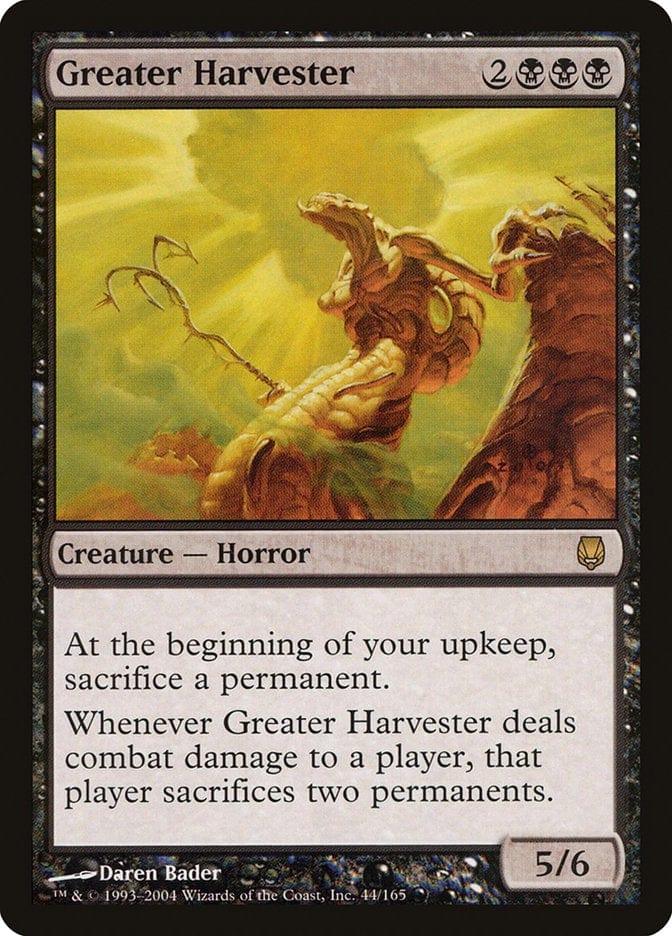 Magic: The Gathering MTG Single Greater Harvester [Darksteel]