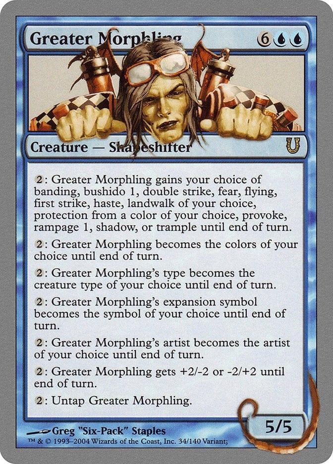 Magic: The Gathering MTG Single Greater Morphling [Unhinged]