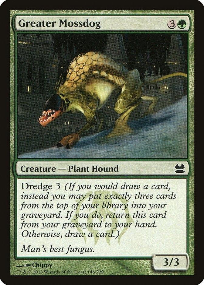 Magic: The Gathering MTG Single Greater Mossdog [Modern Masters]