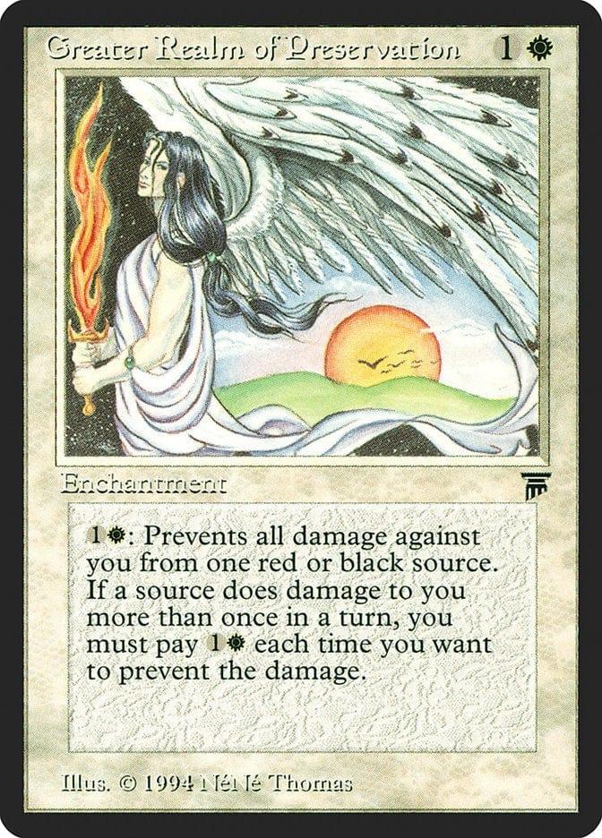 Magic: The Gathering MTG Single Greater Realm of Preservation [Legends]