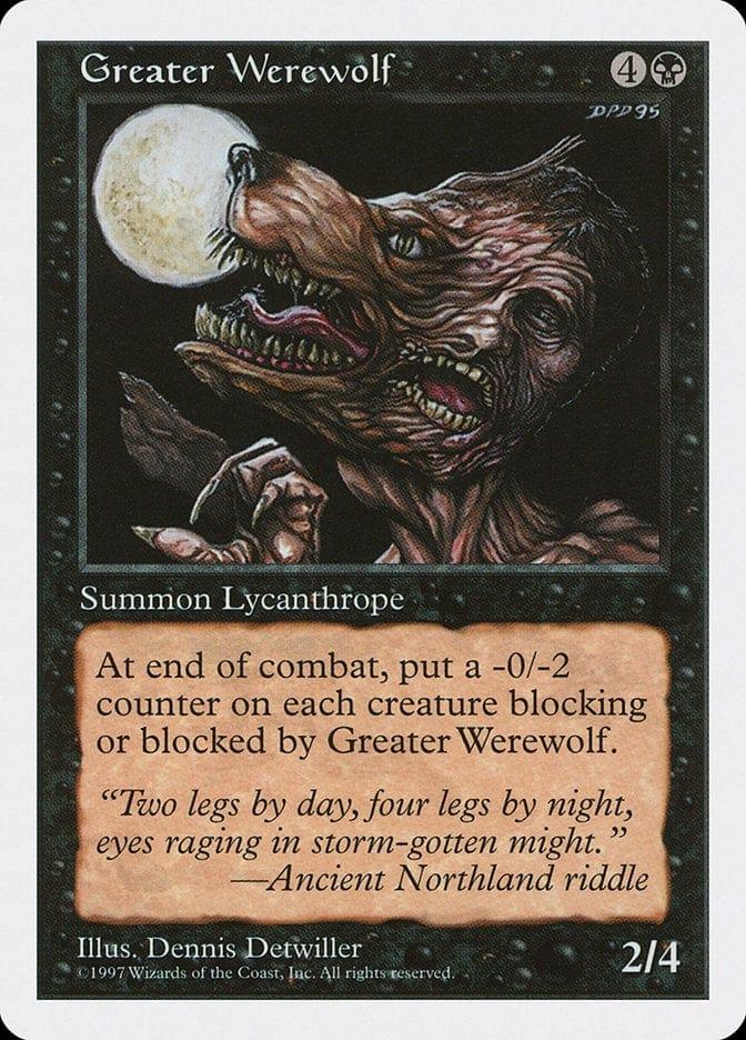 Magic: The Gathering MTG Single Greater Werewolf [Fifth Edition]