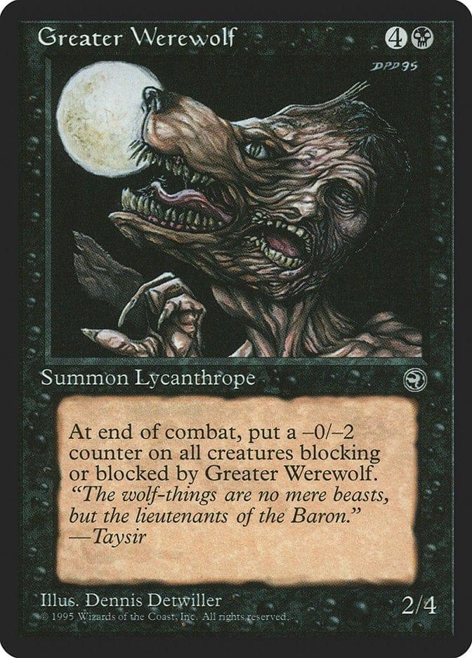 Magic: The Gathering MTG Single Greater Werewolf [Homelands]