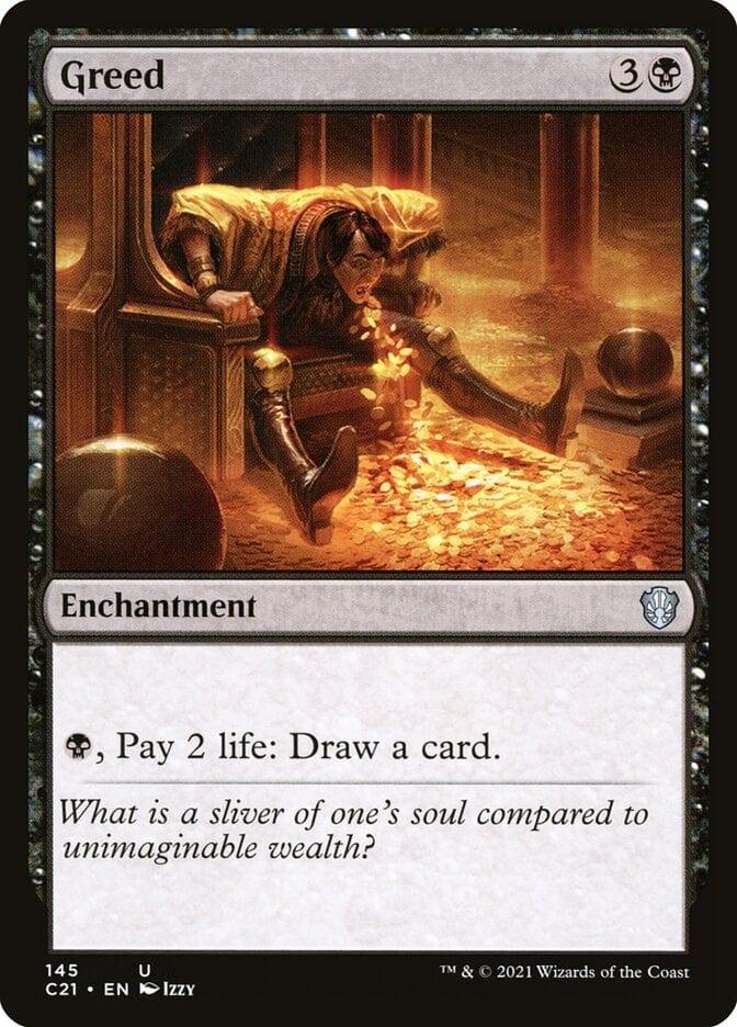 Magic: The Gathering MTG Single Greed [Commander 2021]